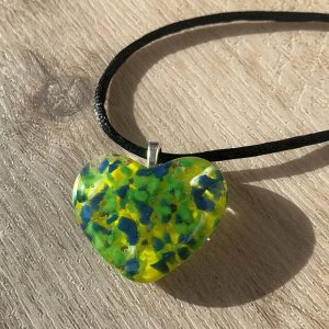 Hand crafted glass necklace
