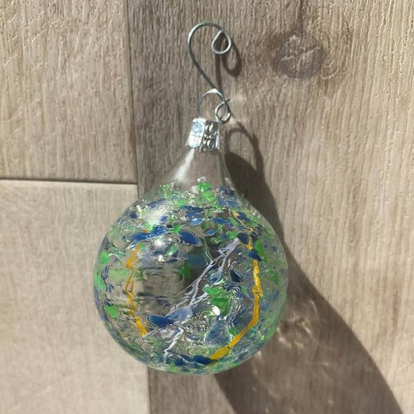 Hand crafted glass ornament
